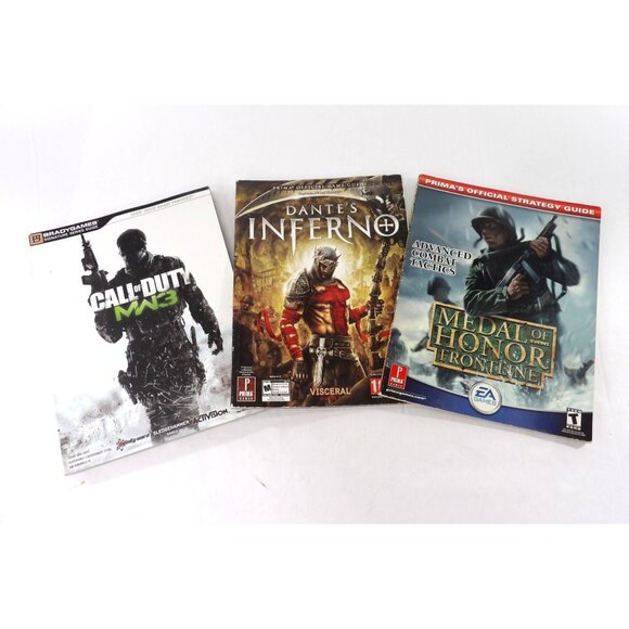 Gaming Guides: Call of Duty, Dante's Inferno, Medal of Honor preowned - Picture 1 of 7